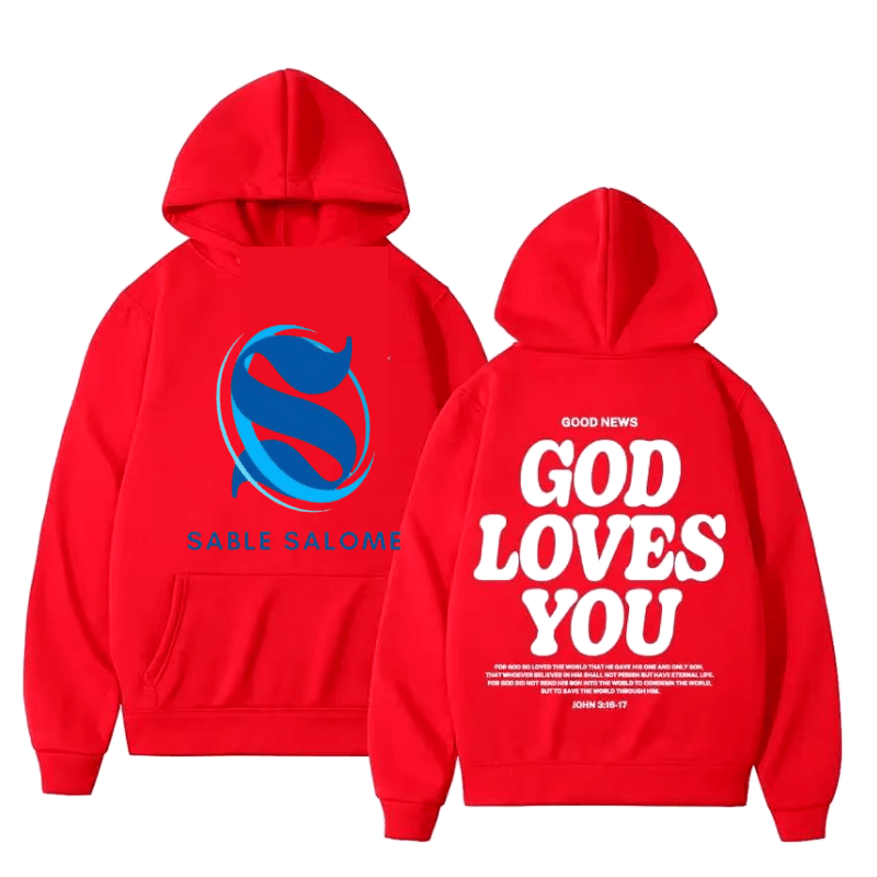 Salome hoodie celebrating God's love